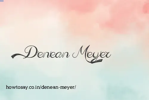 Denean Meyer