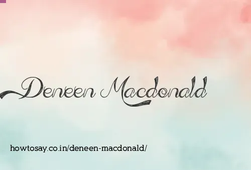 Deneen Macdonald