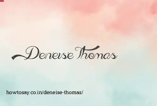 Deneise Thomas