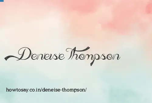 Deneise Thompson