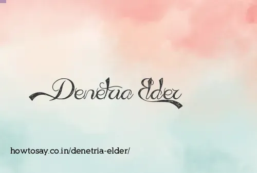 Denetria Elder