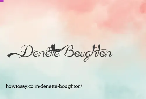 Denette Boughton