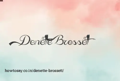 Denette Brossett