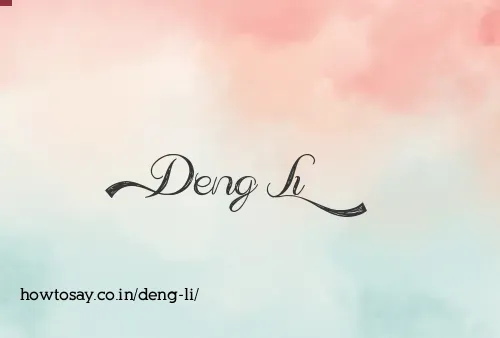 Deng Li