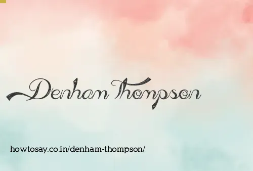 Denham Thompson