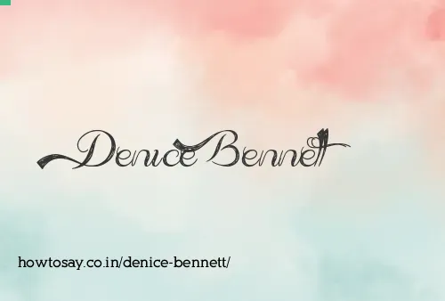 Denice Bennett