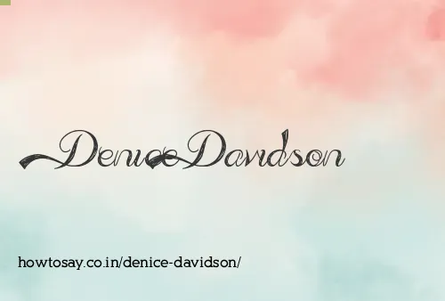Denice Davidson