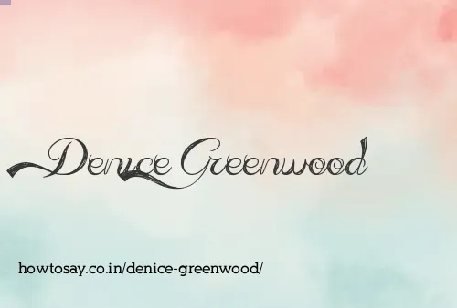 Denice Greenwood