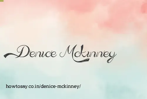Denice Mckinney