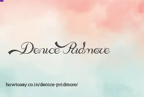 Denice Pridmore