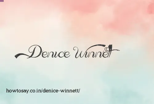 Denice Winnett