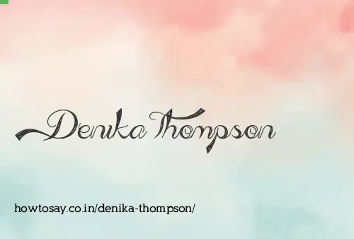Denika Thompson