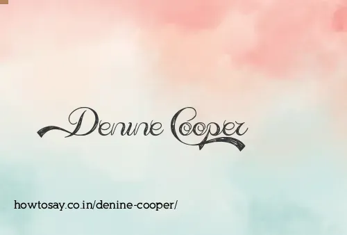 Denine Cooper