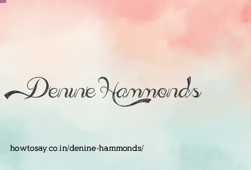Denine Hammonds