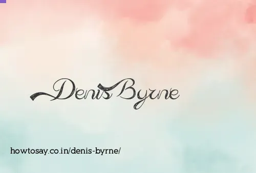 Denis Byrne
