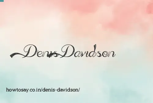 Denis Davidson