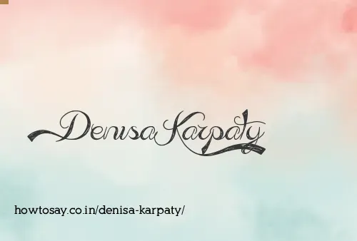Denisa Karpaty
