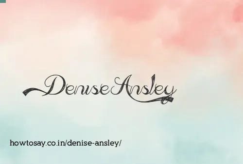Denise Ansley