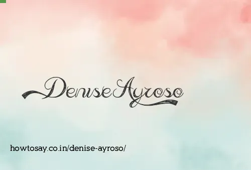 Denise Ayroso