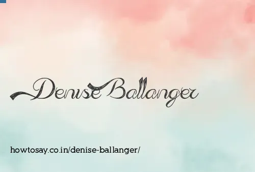 Denise Ballanger
