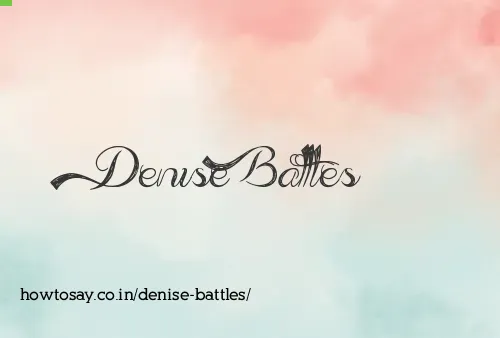 Denise Battles