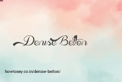 Denise Belton