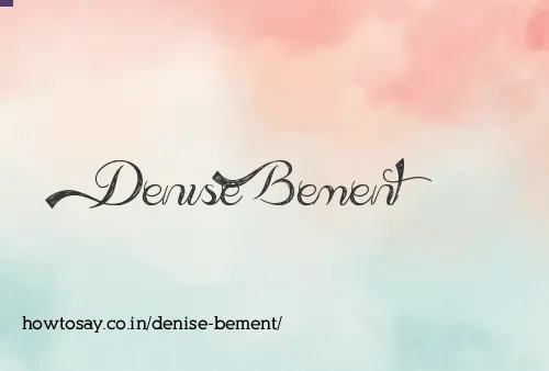Denise Bement