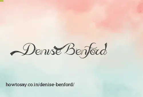 Denise Benford