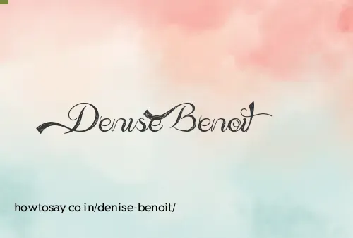 Denise Benoit