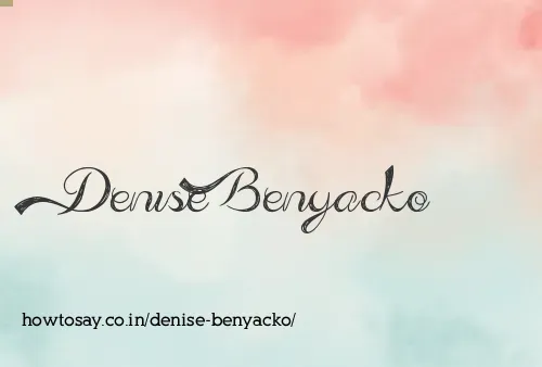 Denise Benyacko