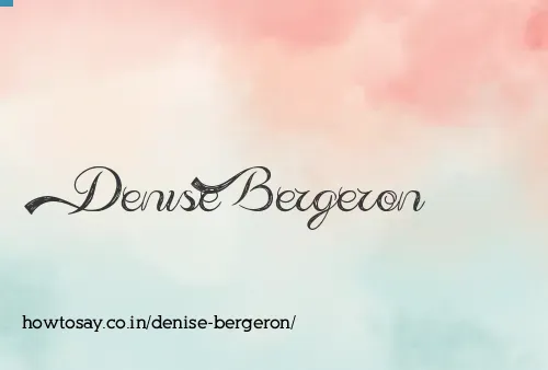 Denise Bergeron