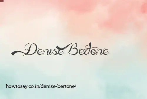Denise Bertone