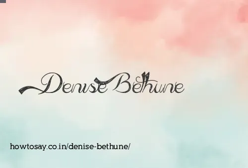 Denise Bethune