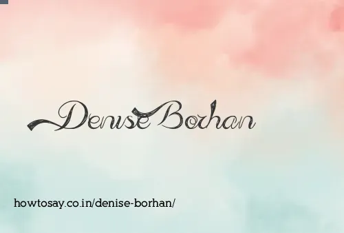 Denise Borhan
