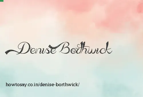 Denise Borthwick