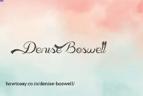 Denise Boswell