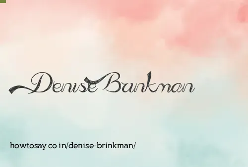 Denise Brinkman