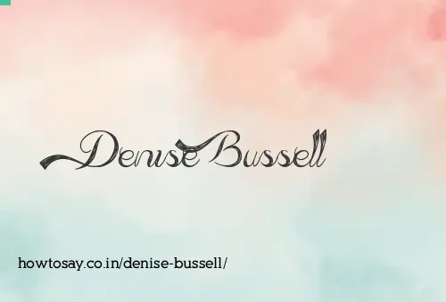 Denise Bussell