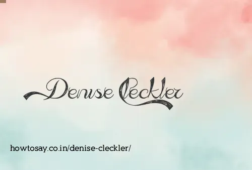 Denise Cleckler