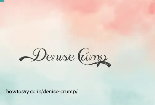 Denise Crump