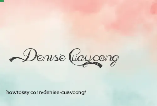 Denise Cuaycong