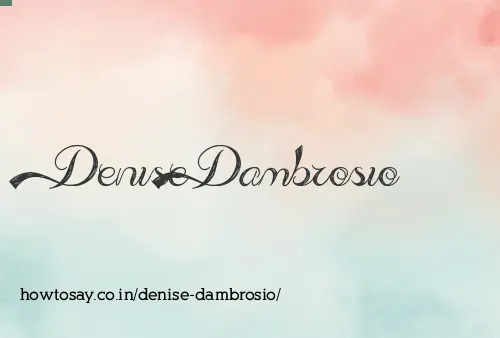 Denise Dambrosio