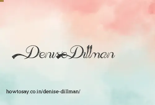 Denise Dillman