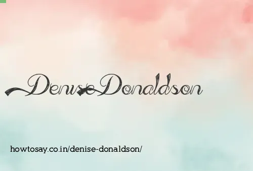 Denise Donaldson