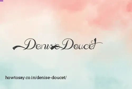 Denise Doucet
