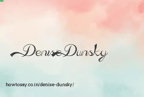 Denise Dunsky