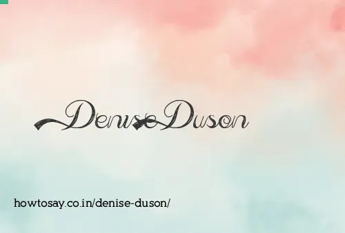 Denise Duson