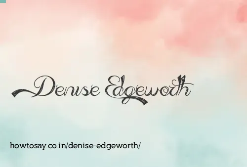 Denise Edgeworth