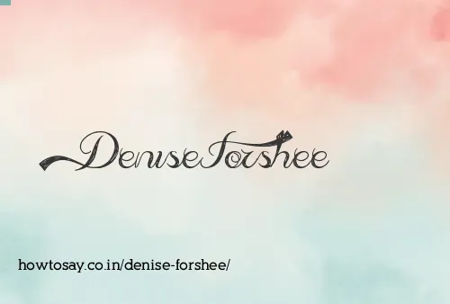 Denise Forshee