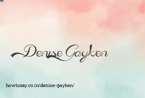 Denise Gayken